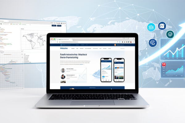 Website development and driving audience and traffic to it through digital marketing.