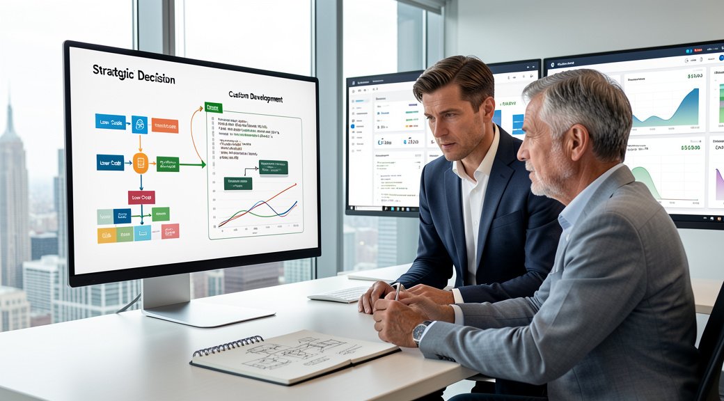 low code vs custom development comparison